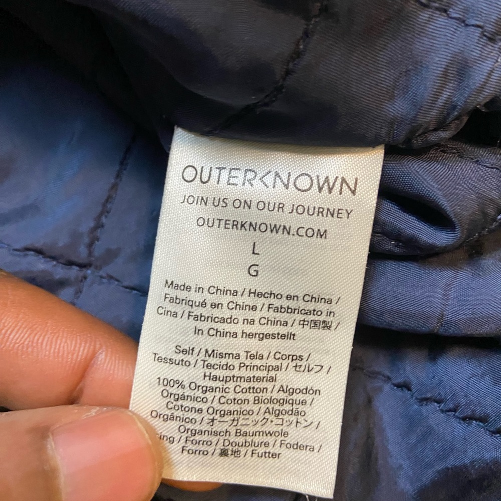 Outerknown Transitional Flannel Quilted Shirt Jac… - image 3